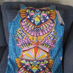 ESTATE MARA HOFFMAN LADY'S SIZE L POLYESTER SLEEVELESS RESORT WEAR DRESS